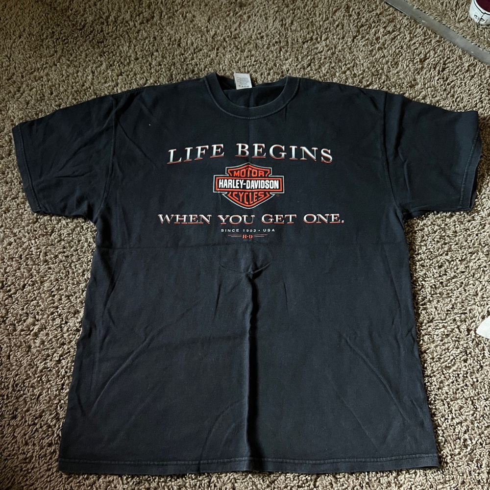 Harley-Davidson Black Short Sleeve Tee